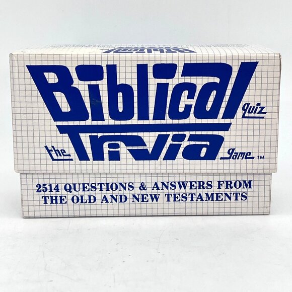 Biblical Trivia Quiz Game Vintage 1984 Old & New Testament 2514 Bible Questions - Picture 9 of 14